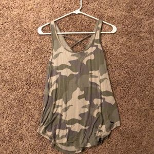 Hollister camouflage tank top